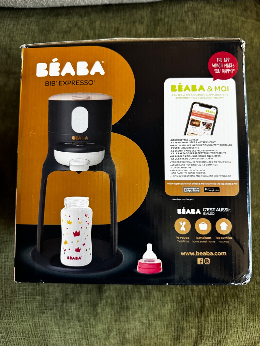 Beaba Bib'Expresso Baby Food and Bottle Water Dispenser and Warmer - Picture 2 of 10